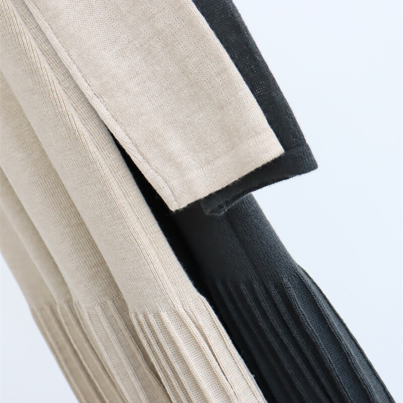 【計算しつくされた盛れスタイルにきゅん♡】シアースリーブマーメイドニットワンピース