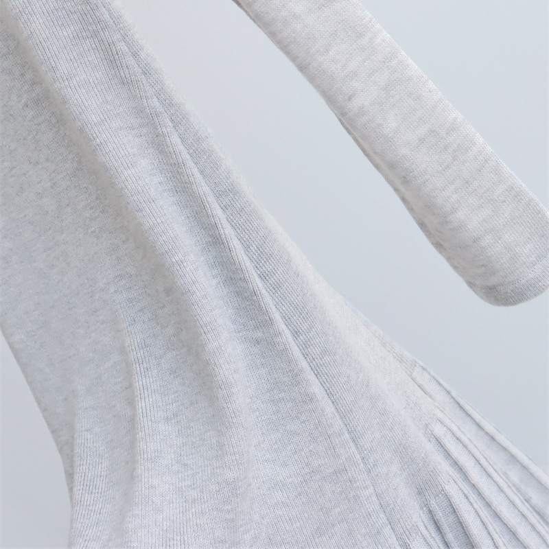 【計算しつくされた盛れスタイルにきゅん♡】シアースリーブマーメイドニットワンピース