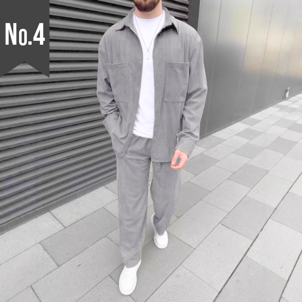 30代メンズ必見】コーデュロイシャツセットアップ|秋冬に映える上品 30代メンズ必見】コーデュロイシャツセットアップ|秋冬に映える上品