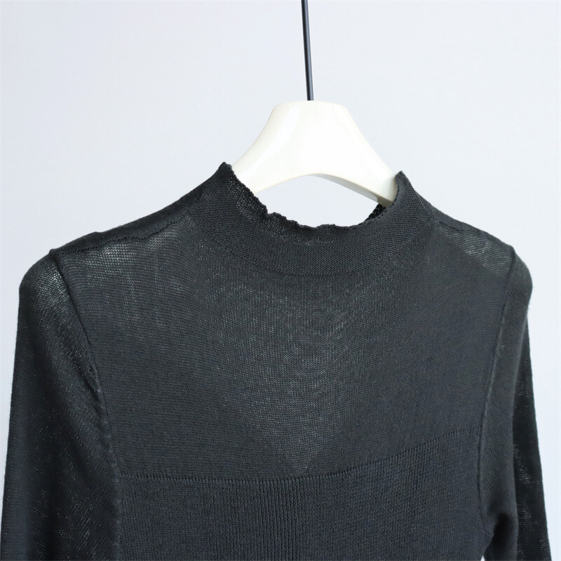 【計算しつくされた盛れスタイルにきゅん♡】シアースリーブマーメイドニットワンピース