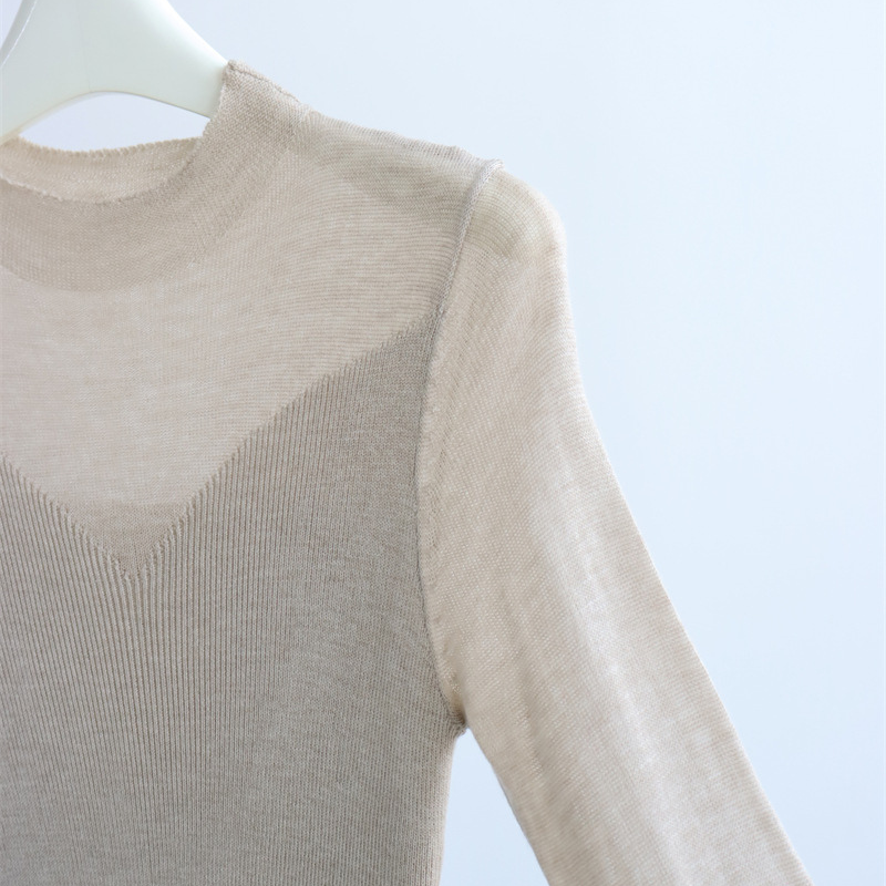 【計算しつくされた盛れスタイルにきゅん♡】シアースリーブマーメイドニットワンピース