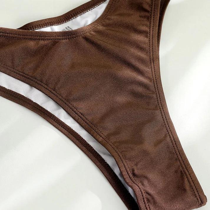 【男ウケ水着】U字金具バンドゥブラジリアンビキニ | エロい格好・セクシーな水着姿が叶うレディース水着