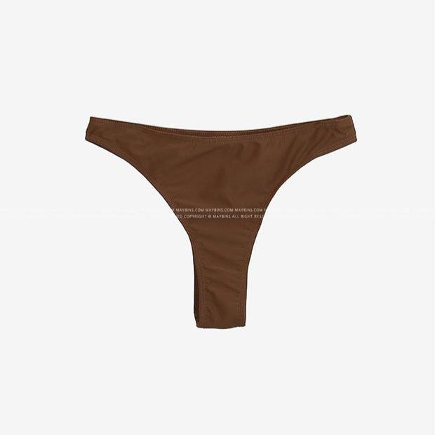 【男ウケ水着】3点セット:ホルターフロントクロス下胸見せアンダーブーブブラジリアンビキニ| エロい格好・男モテ水着・セクシーな水着姿におすすめ