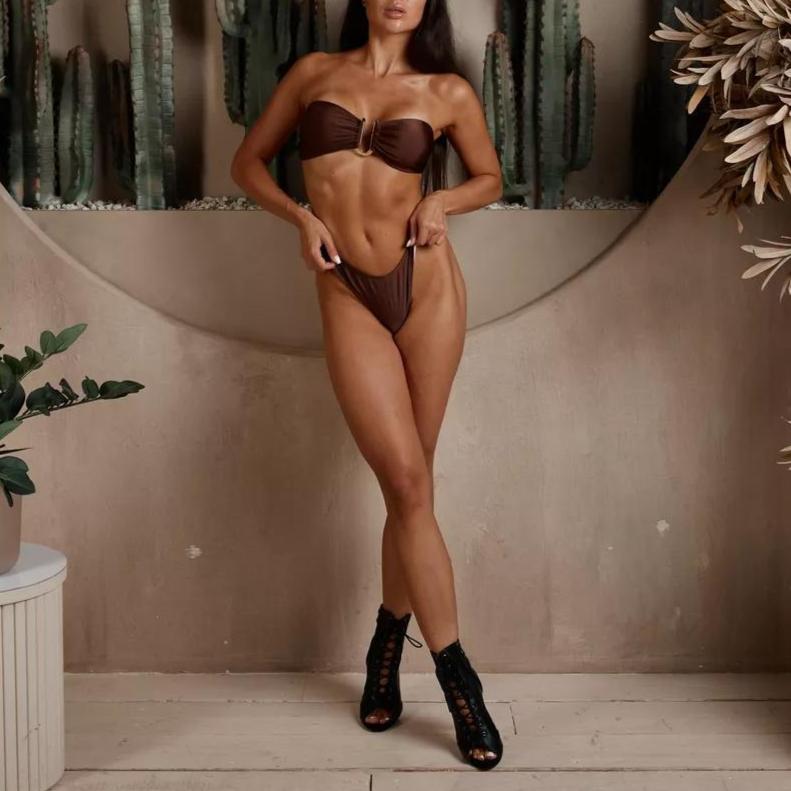 【男ウケ水着】U字金具バンドゥブラジリアンビキニ | エロい格好・セクシーな水着姿が叶うレディース水着