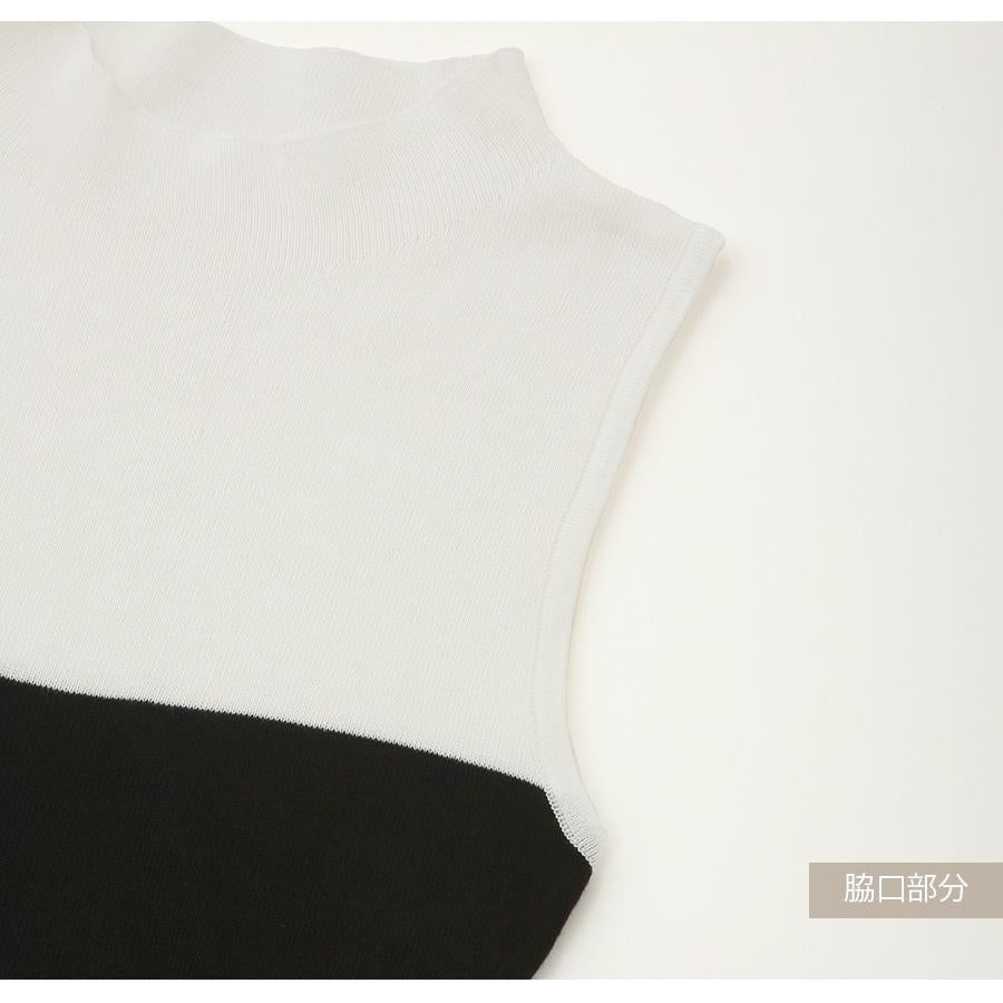 伸縮性のある薄手ニット生地をクローズアップ。夏でも快適に着こなせるフィット感が魅力