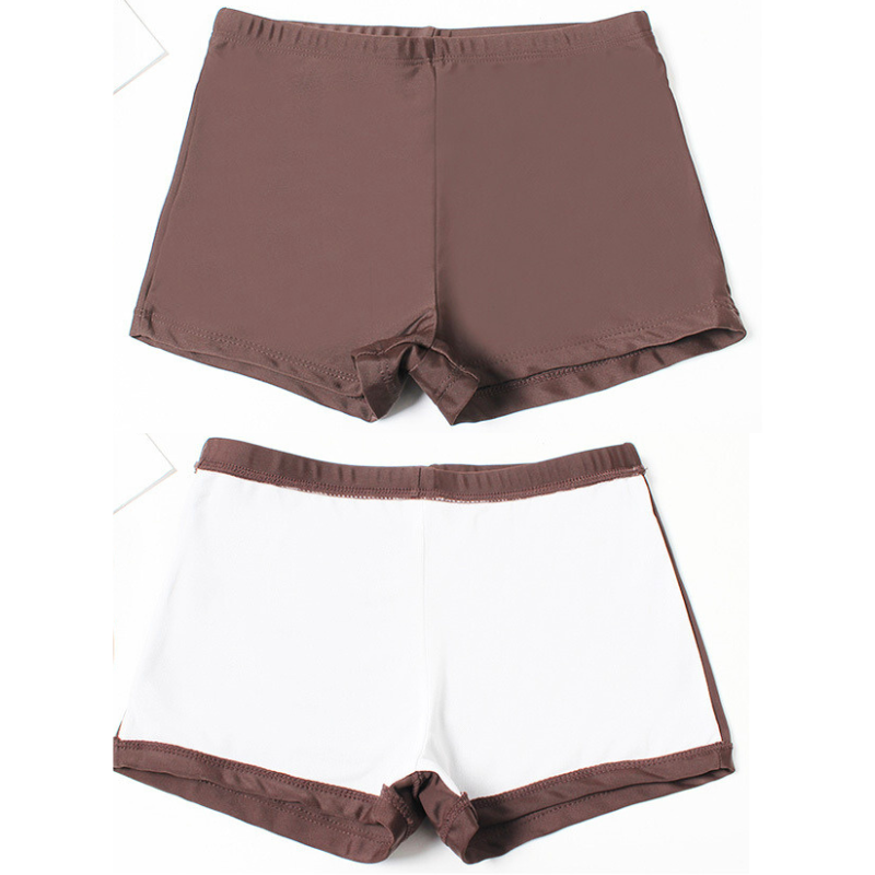 タンキニ用ショートパンツの前後パーツ比較