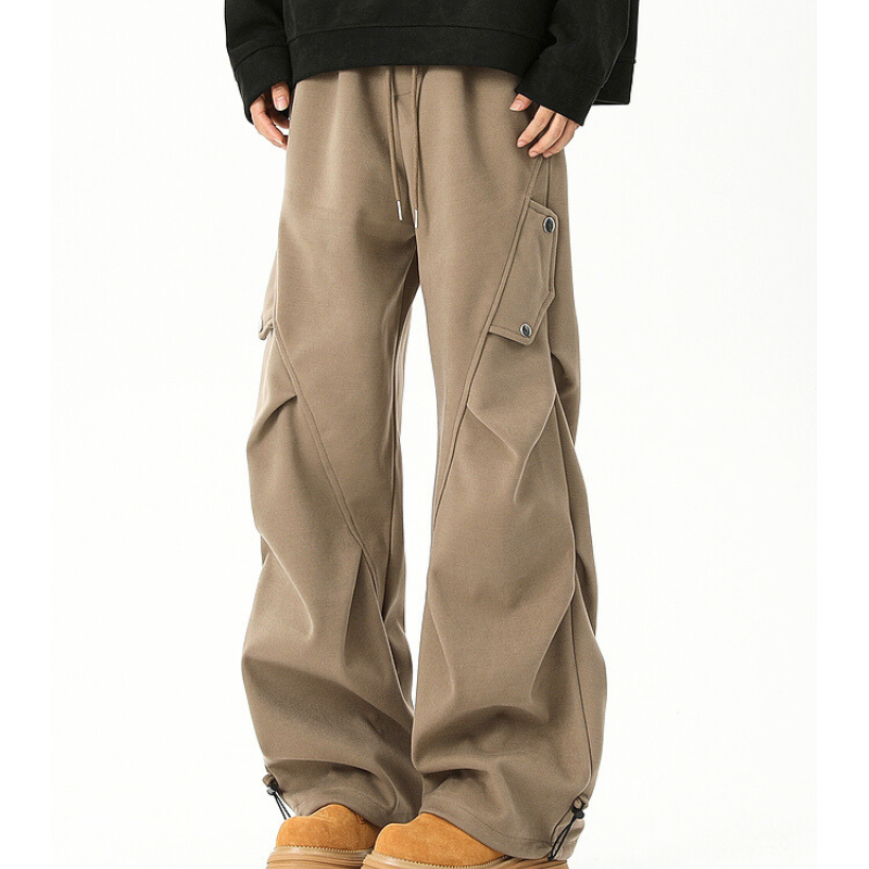 30代メンズ必見】立体カーブワイドカーゴパンツ｜秋冬に映える抜け感