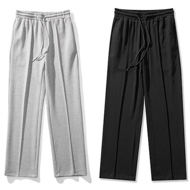 ブラックとグレーの2色展開|30代メンズ向け春秋のカジュアルパンツ
