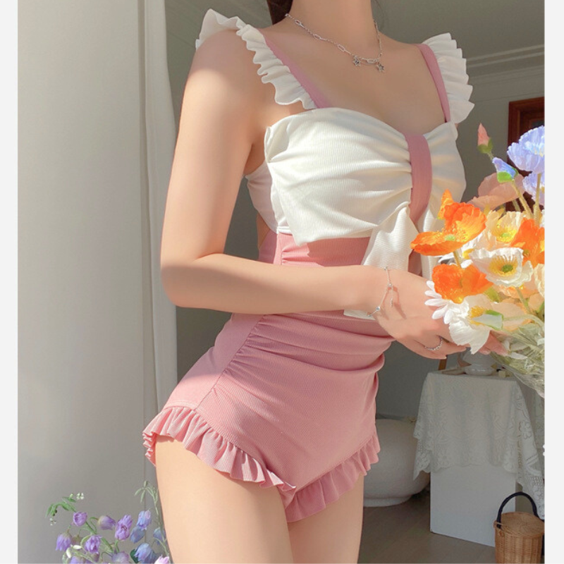 リボンディティールの拡大ショット(ピンク)