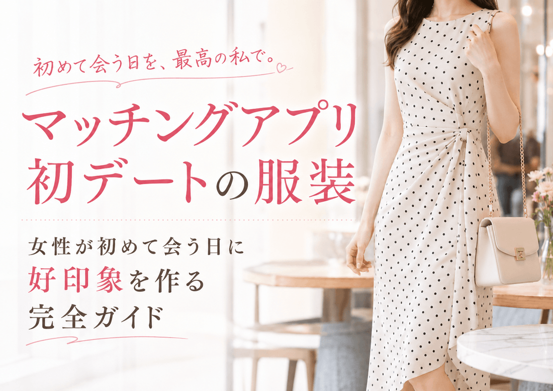 マッチングアプリ初デートの服装｜女性が初めて会う日に好印象を作る完全ガイド