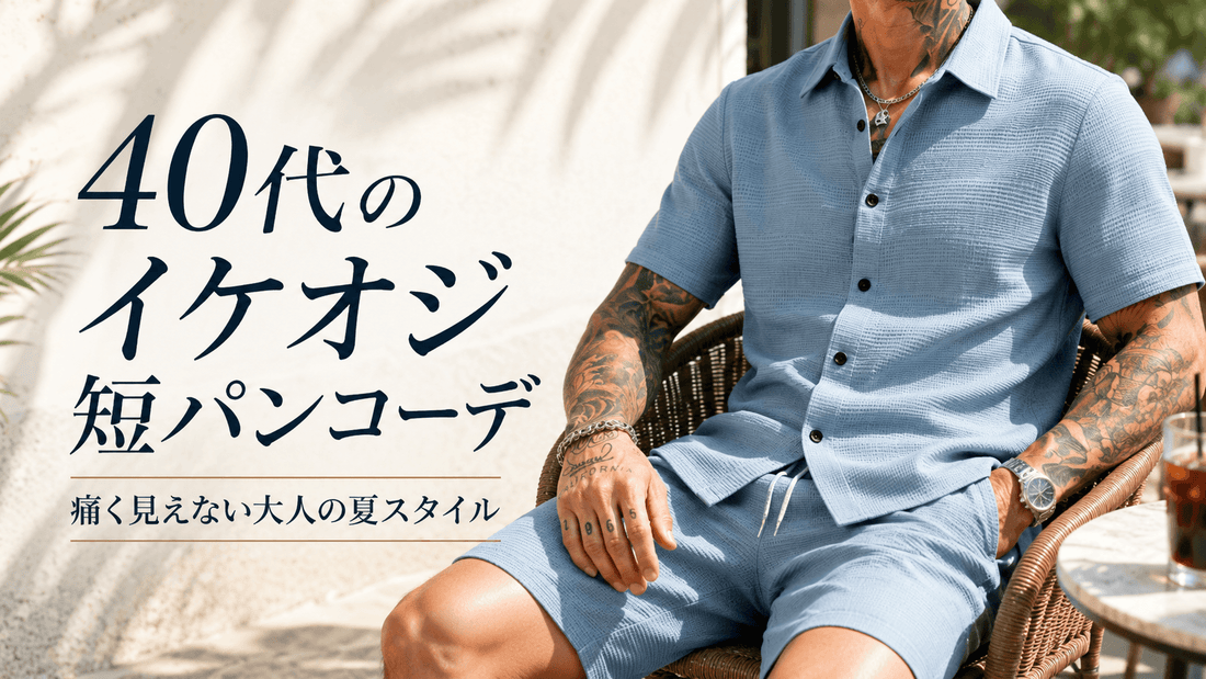 イケオジに見える短パン・ハーフパンツの選び方｜40代メンズの夏コーデガイド