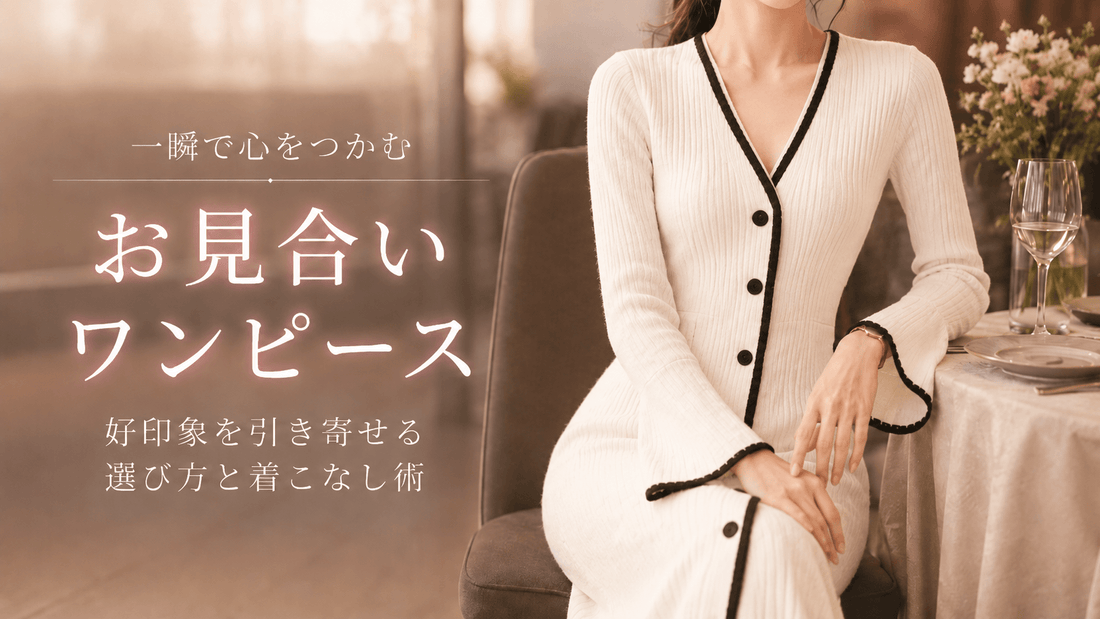 高見えする冬の婚活ワンピース｜プチプラでも上品で安っぽく見えない好印象コーデ