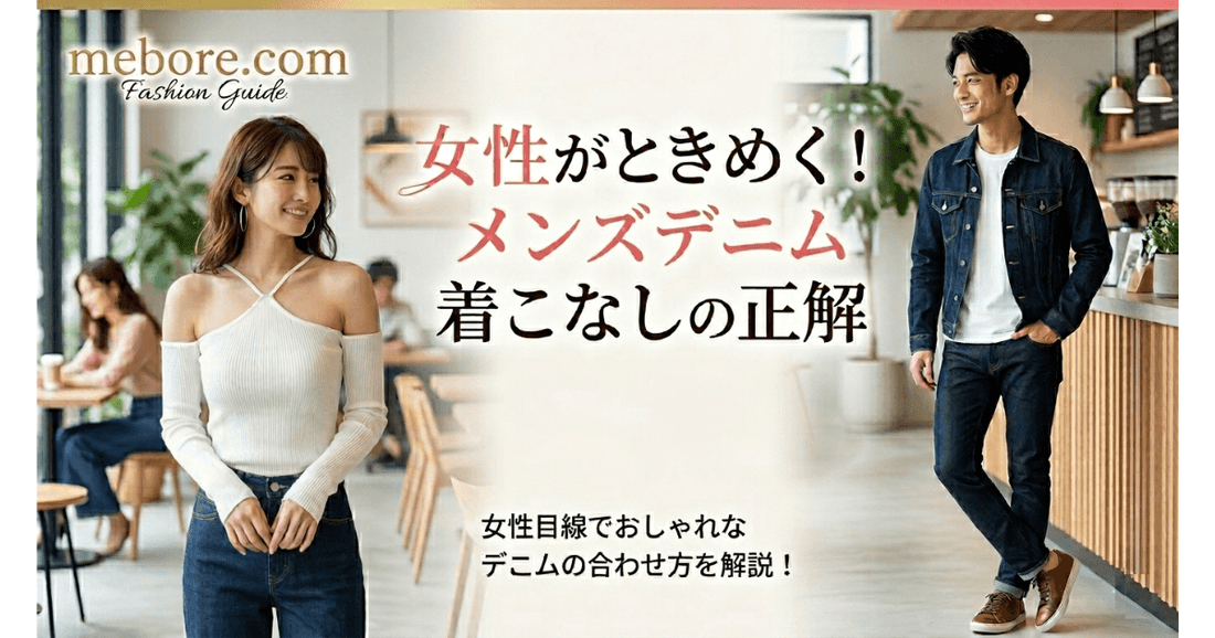 【デニムに合うトップス】男ウケする長袖トップス24選｜春秋冬コーデ