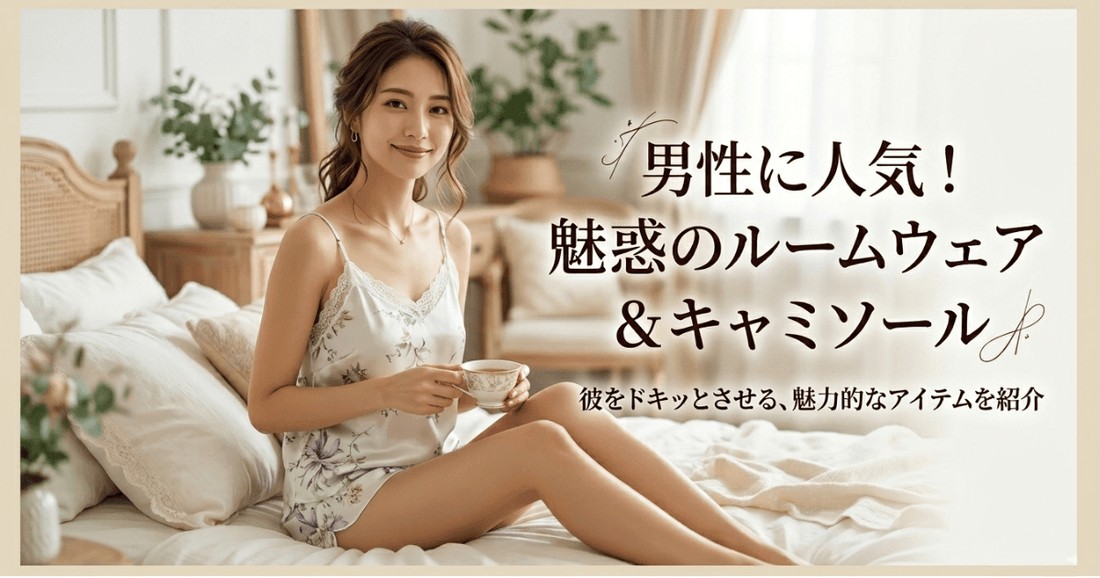 彼氏が喜ぶエロいキャミソールルームウェア！愛される大人女子の魅力アップ術