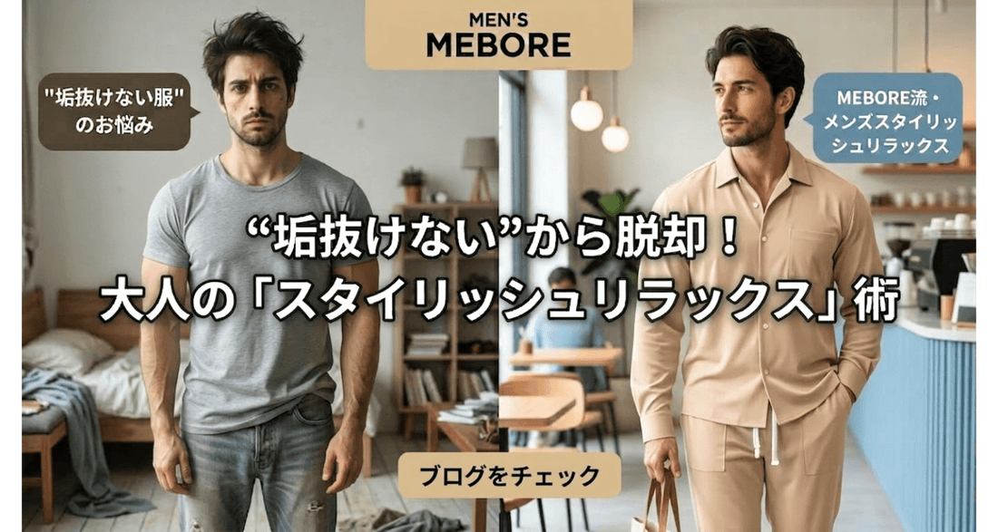 ダル着なのに手抜きに見えない｜30代メンズのリラックスコーデ術