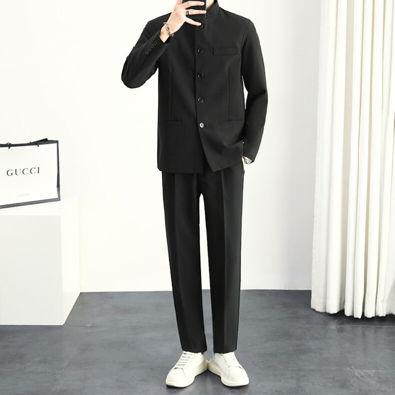 mens-black-standcollar-setup-fullbody-front