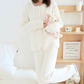 ふわもこルームウェアセット パールボタン×ゆるシルエット