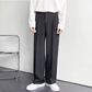 センタープレスブーツカットワイドパンツ