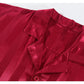 前開き長袖×ロングパンツ シンプルストライプ上下パジャマ ~ペアシリーズ~ 男ウケ部屋着デート服 カップルパジャマ
