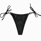 サイドリボン付きブラジリアンビキニボトム ブラック