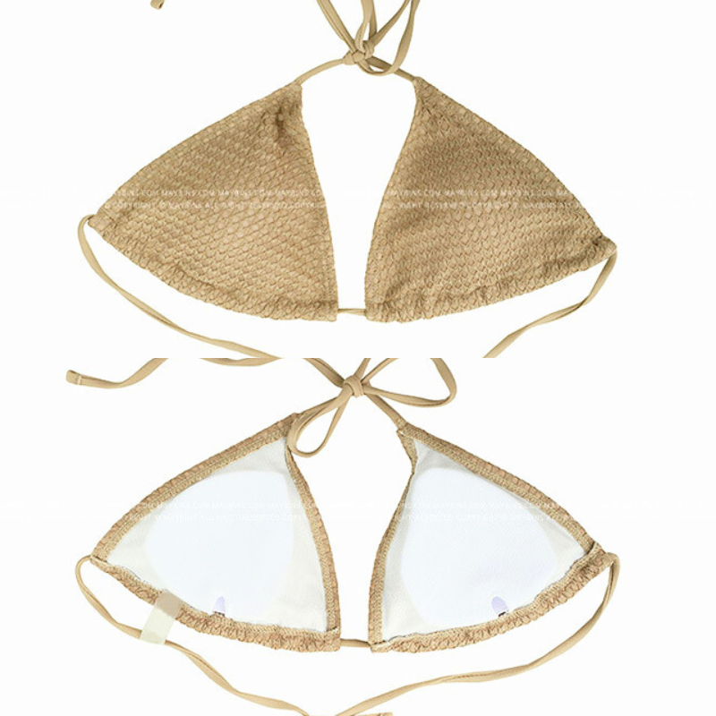 トライアングルトップのブラジリアンビキニトップ