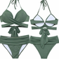 上下セットのクロスデザインビキニ商品画像
