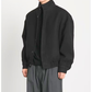 ブラックのスタンドカラーブルゾン 秋冬の大人シックな30代メンズコーデ