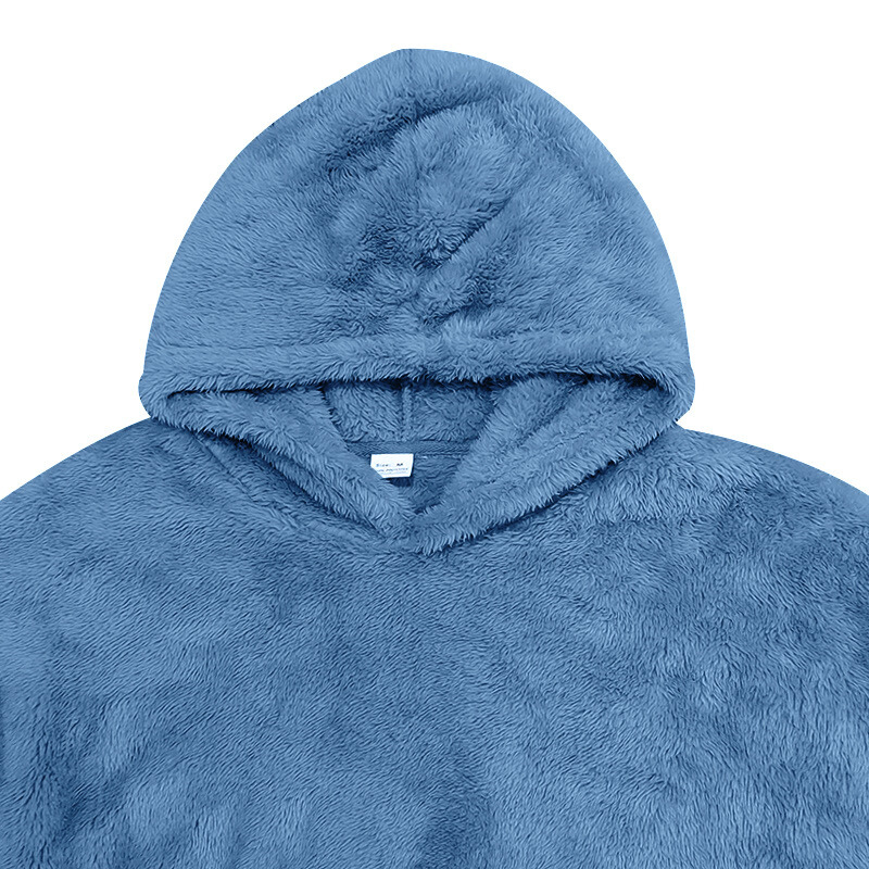 ブルーフリースの素材アップ｜上質な両面起毛が暖かさをキープ