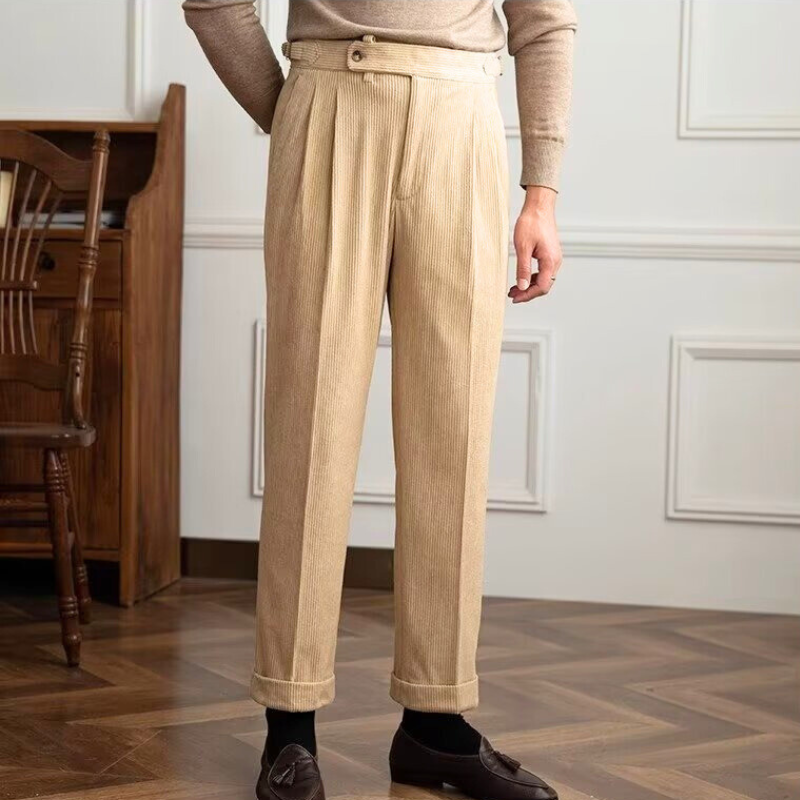 コーデュロイストレートパンツ メンズ