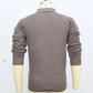 襟付きニットカーディガン グレー 背面 トルソー