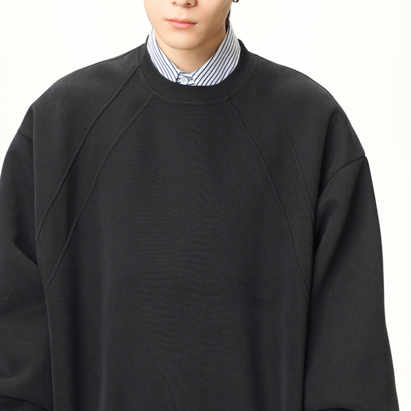 メンズブラックスウェット 背面・側面デザイン