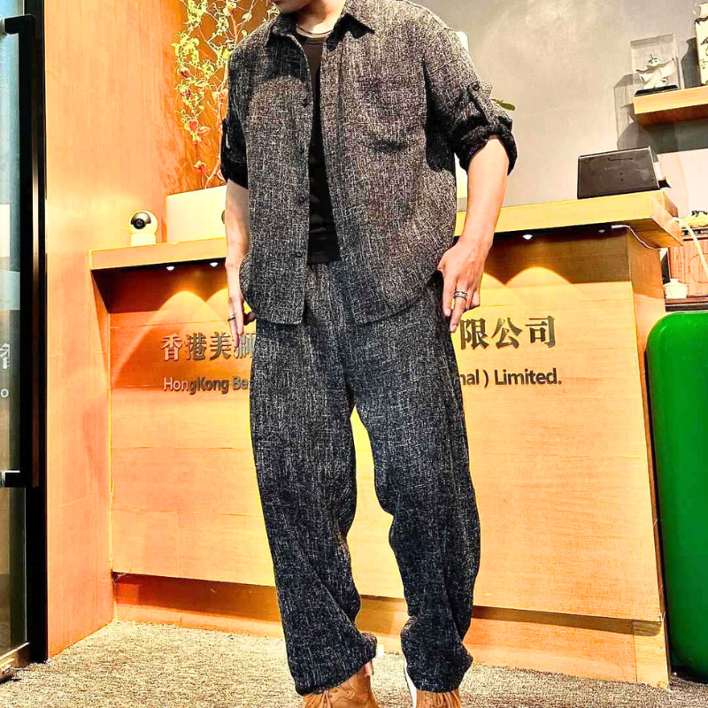 30代メンズ必見】ウール調セットアップ|秋冬を彩る上品ストリート 30代メンズ必見】ウール調セットアップ|秋冬を彩る上品ストリート
