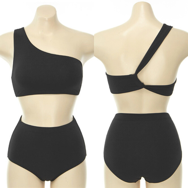 ワンショルダービキニ トルソー正面 / 背面デザイン確認