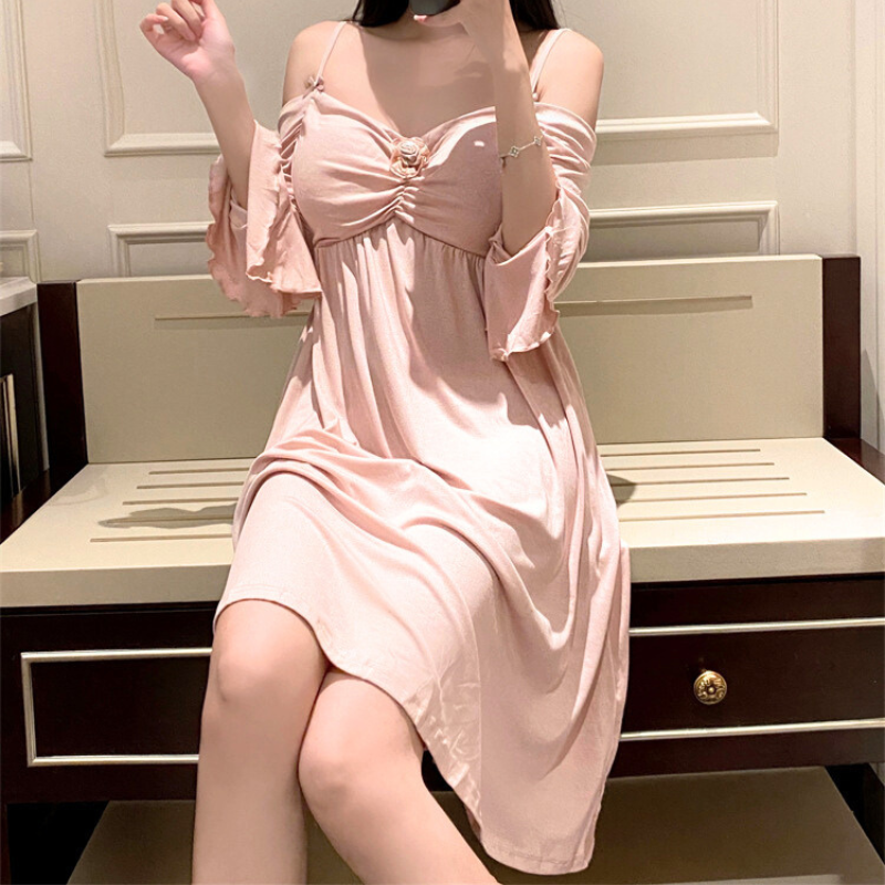 旦那さんに褒められる春秋ルームウェアワンピース