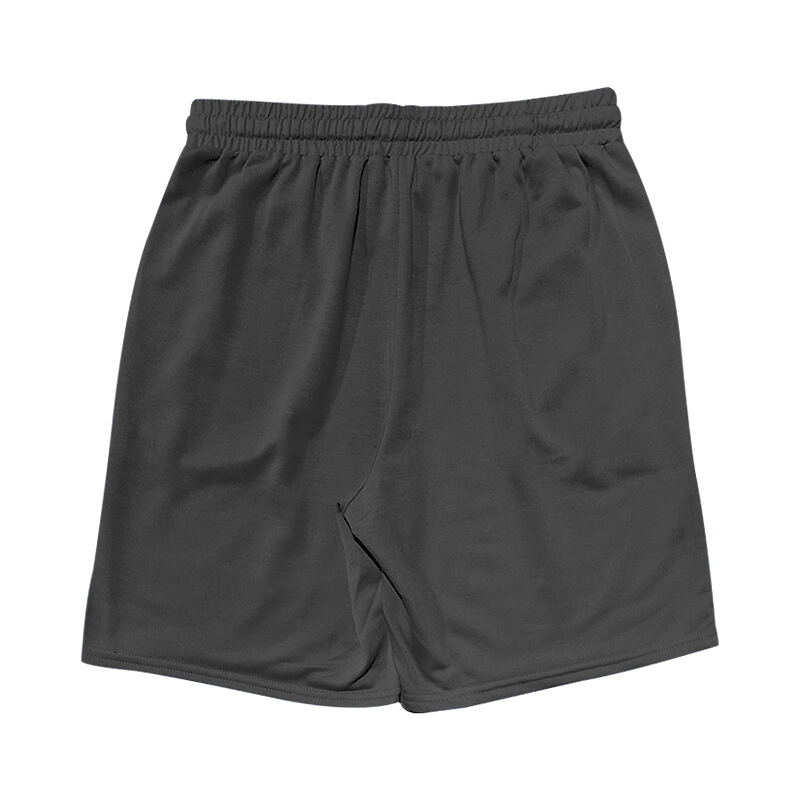 ブラックのハーフパンツ単品画像（背面）