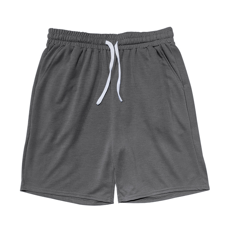 ダークグレーのハーフパンツ単品画像