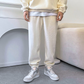 ベロアコーデュロイハーフジップ上下セットアップ パンツ正面